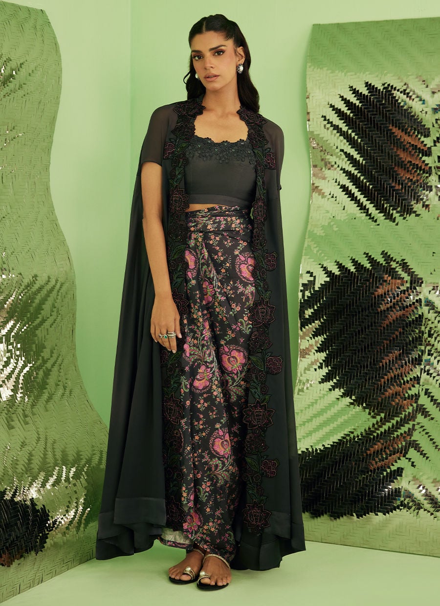 Farah Talib Aziz | Veya A Draped Capsule | Azalea by Farah Talib Aziz - Designer Dress  - Type : Ladies Clothes - Available at Libayah - 100% Original 