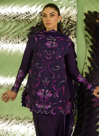 Farah Talib Aziz | Veya A Draped Capsule | Noir Aubergine by Farah Talib Aziz - Designer Dress  - Type : Ladies Clothes - Available at Libayah - 100% Original 