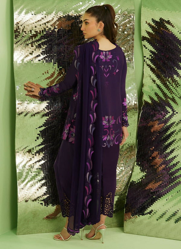Farah Talib Aziz | Veya A Draped Capsule | Noir Aubergine by Farah Talib Aziz - Designer Dress  - Type : Ladies Clothes - Available at Libayah - 100% Original 
