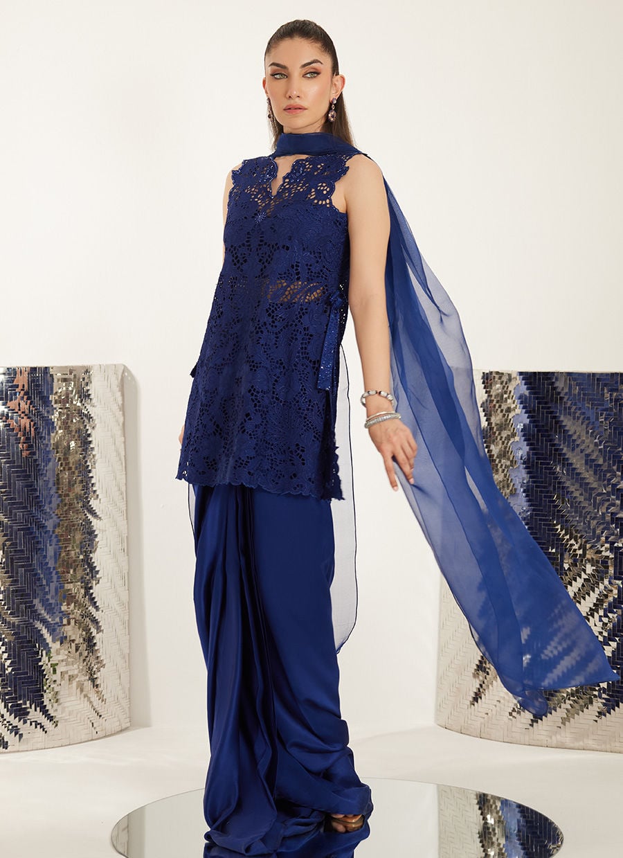 Farah Talib Aziz | Veya A Draped Capsule | Mabel by Farah Talib Aziz - Designer Dress  - Type : Ladies Clothes - Available at Libayah - 100% Original 