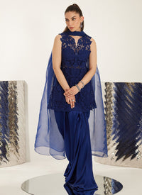 Farah Talib Aziz | Veya A Draped Capsule | Mabel by Farah Talib Aziz - Designer Dress  - Type : Ladies Clothes - Available at Libayah - 100% Original 