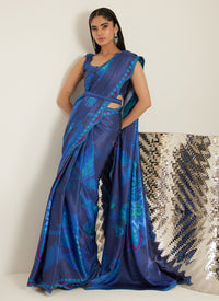 Farah Talib Aziz | Veya A Draped Capsule | Emmie Saree by Farah Talib Aziz - Designer Dress  - Type : Ladies Clothes - Available at Libayah - 100% Original 