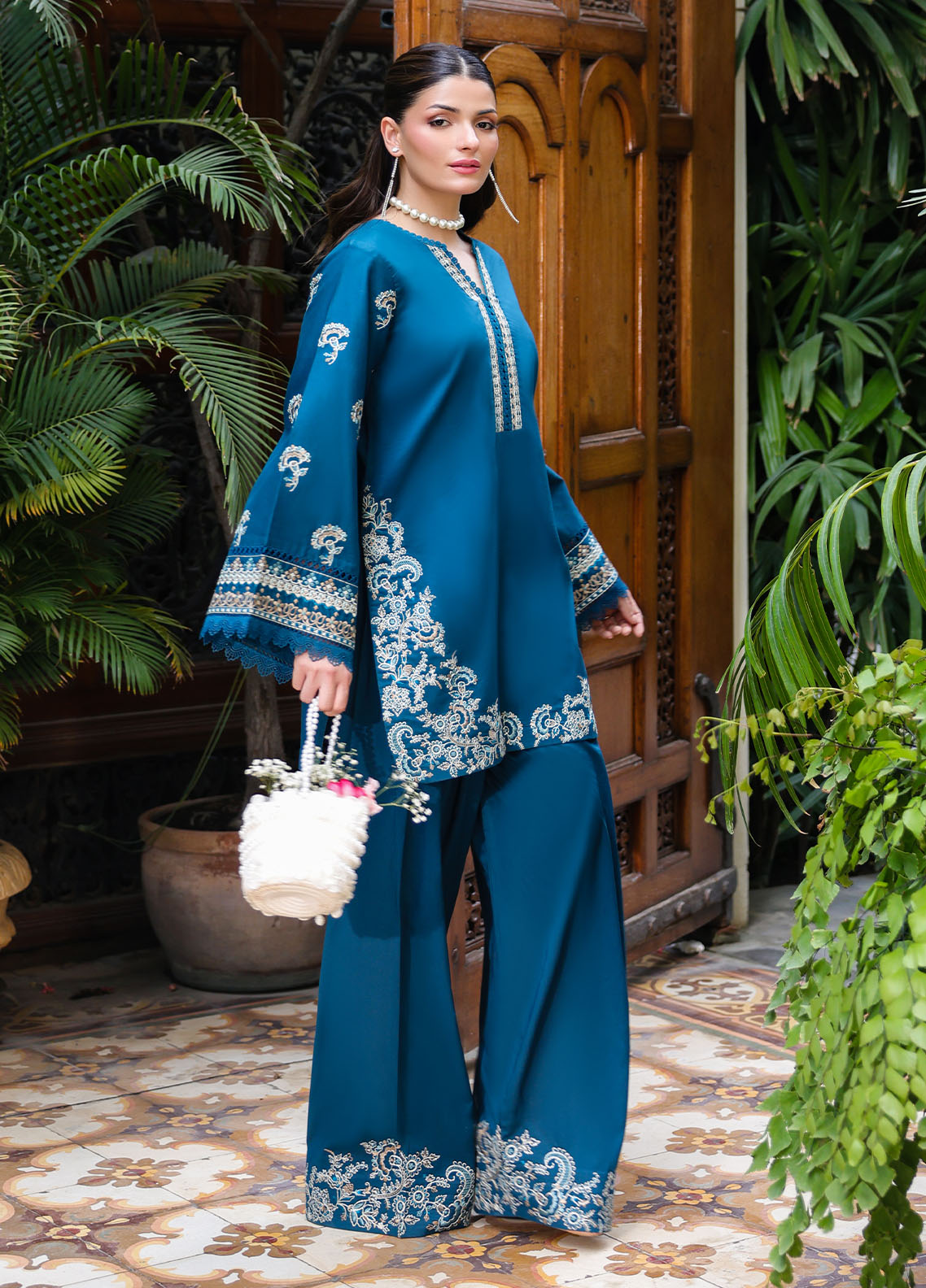 Sahane | Lovent Embroidered Pret 25 | ME23001 Euphoria by Sahane - Designer Dress - Type: Ladies Clothes - Available at Libayah - 100% Original