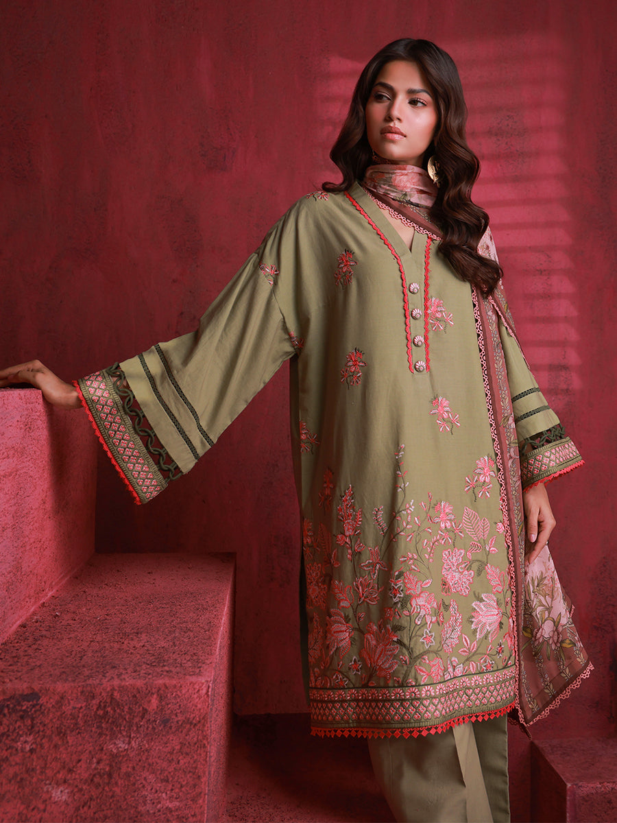 Salitex | Zaria Luxury Lawn | A09 by Salitex - Designer Dress - Type: Luxury - Available at Libayah - 100% Original