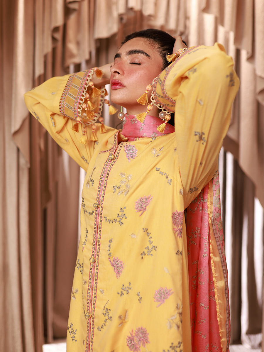 Salitex | Varya Luxury Lawn | D01 by Salitex - Designer Dress - Type: Luxury - Available at Libayah - 100% Original