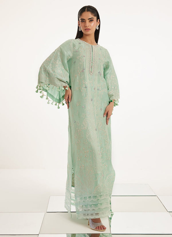 Farah Talib Aziz | Veya A Draped Capsule | Lamia Kaftan by Farah Talib Aziz - Designer Dress  - Type : Ladies Clothes - Available at Libayah - 100% Original 