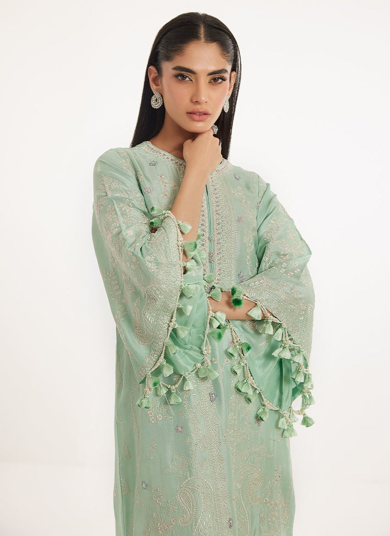 Farah Talib Aziz | Veya A Draped Capsule | Lamia Kaftan by Farah Talib Aziz - Designer Dress  - Type : Ladies Clothes - Available at Libayah - 100% Original 