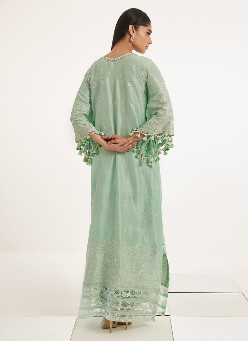 Farah Talib Aziz | Veya A Draped Capsule | Lamia Kaftan by Farah Talib Aziz - Designer Dress  - Type : Ladies Clothes - Available at Libayah - 100% Original 