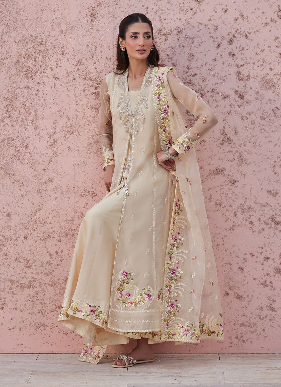 Farah Talib Aziz | Tara Luxe Eid 26 | Ciela Shirt by Farah Talib Aziz - Designer Dress  - Type : Ladies Clothes - Available at Libayah - 100% Original 