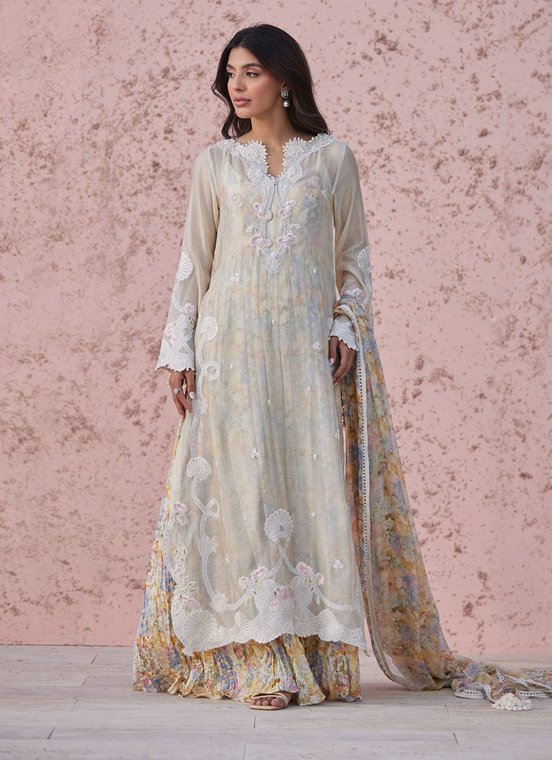 Farah Talib Aziz | Tara Luxe Eid 26 | Josie by Farah Talib Aziz - Designer Dress  - Type : Ladies Clothes - Available at Libayah - 100% Original 