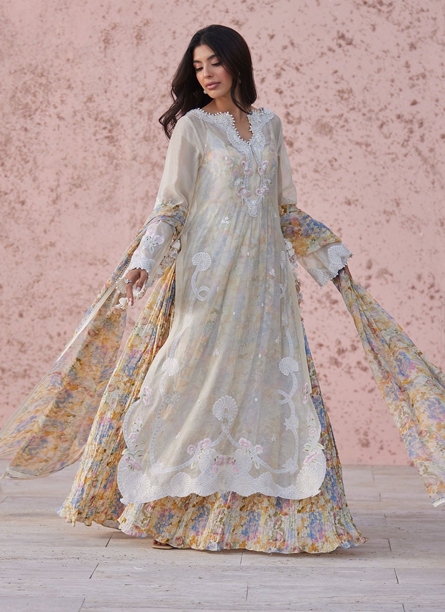 Farah Talib Aziz | Tara Luxe Eid 26 | Josie by Farah Talib Aziz - Designer Dress  - Type : Ladies Clothes - Available at Libayah - 100% Original 