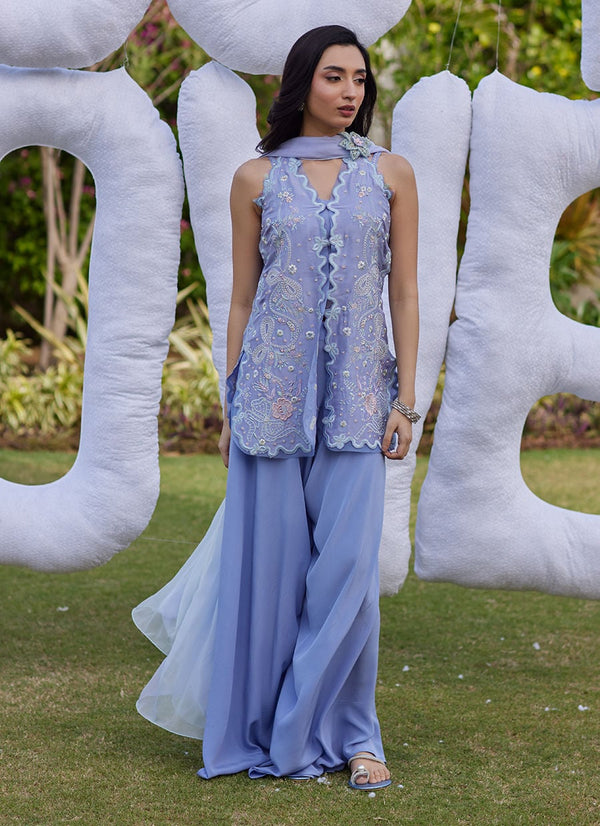 Farah Talib Aziz | Tara Luxe Eid 26 | Vanessa by Farah Talib Aziz - Designer Dress  - Type : Ladies Clothes - Available at Libayah - 100% Original 