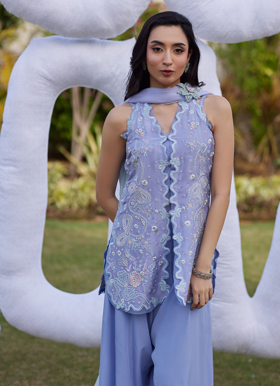 Farah Talib Aziz | Tara Luxe Eid 26 | Vanessa by Farah Talib Aziz - Designer Dress  - Type : Ladies Clothes - Available at Libayah - 100% Original 
