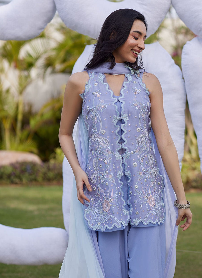 Farah Talib Aziz | Tara Luxe Eid 26 | Vanessa by Farah Talib Aziz - Designer Dress  - Type : Ladies Clothes - Available at Libayah - 100% Original 