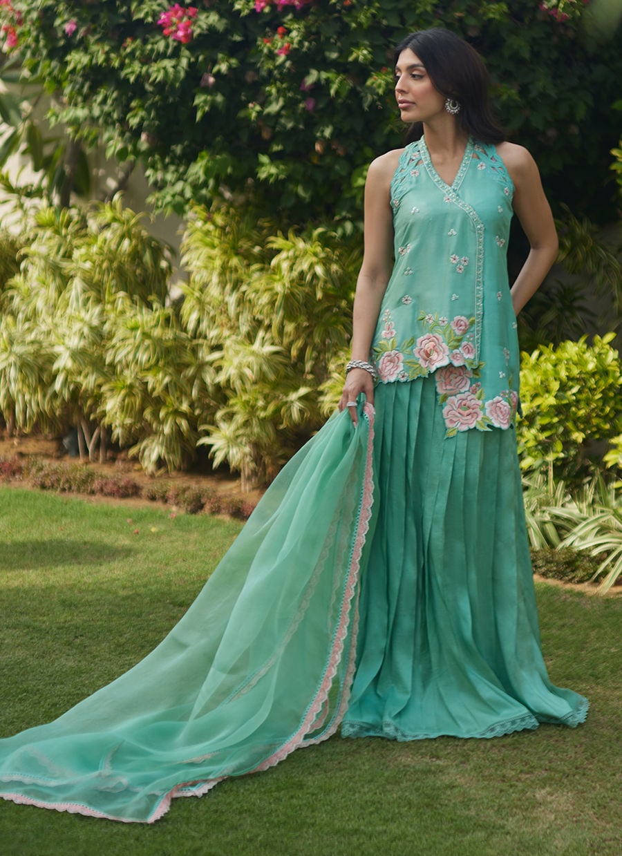 Farah Talib Aziz | Tara Luxe Eid 26 | Heidi by Farah Talib Aziz - Designer Dress  - Type : Ladies Clothes - Available at Libayah - 100% Original 