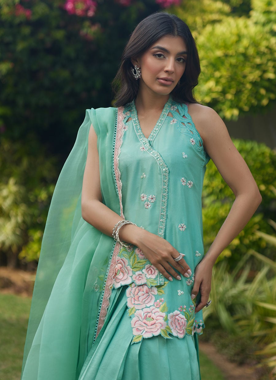 Farah Talib Aziz | Tara Luxe Eid 26 | Heidi by Farah Talib Aziz - Designer Dress  - Type : Ladies Clothes - Available at Libayah - 100% Original 