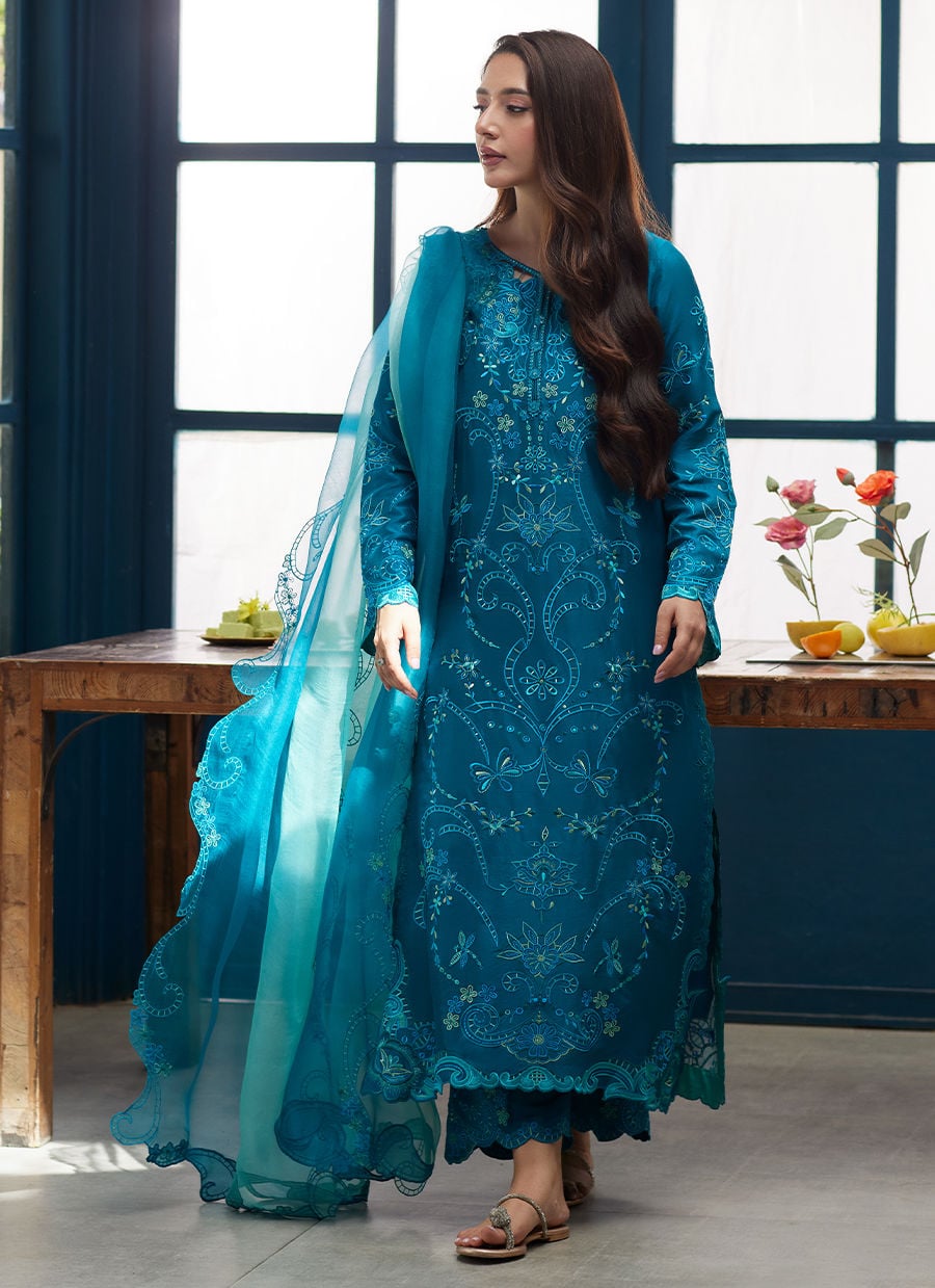 Farah Talib Aziz | Tara Luxe Eid 26 | Eliana by Farah Talib Aziz - Designer Dress  - Type : Ladies Clothes - Available at Libayah - 100% Original 