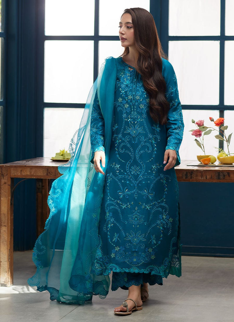 Farah Talib Aziz | Tara Luxe Eid 26 | Eliana by Farah Talib Aziz - Designer Dress  - Type : Ladies Clothes - Available at Libayah - 100% Original 