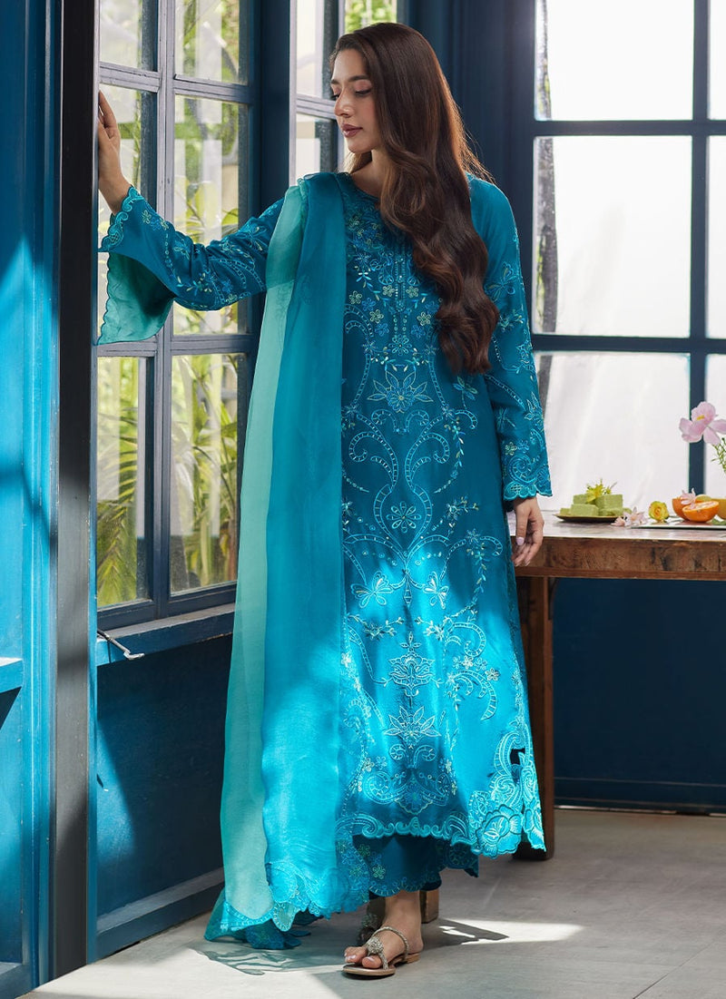 Farah Talib Aziz | Tara Luxe Eid 26 | Eliana by Farah Talib Aziz - Designer Dress  - Type : Ladies Clothes - Available at Libayah - 100% Original 