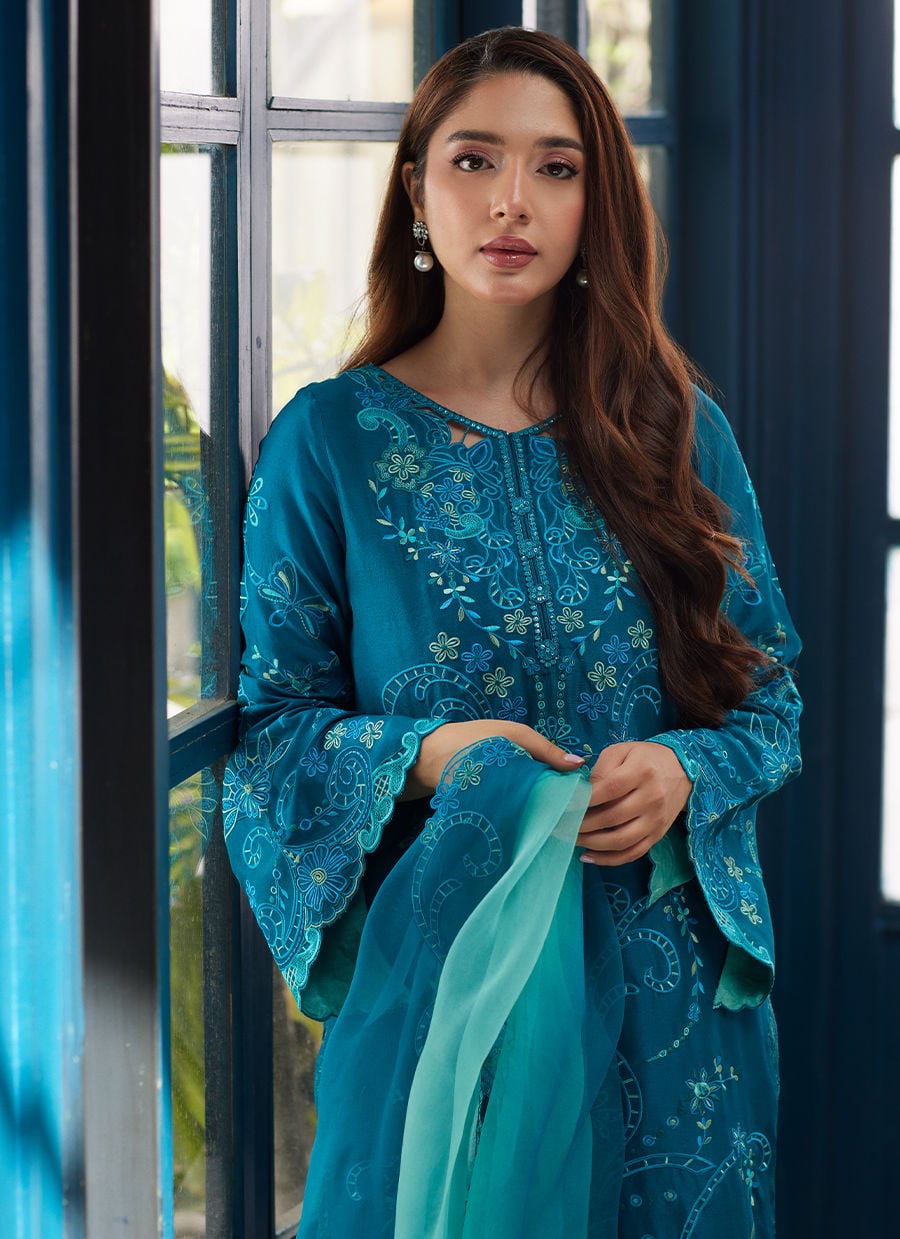 Farah Talib Aziz | Tara Luxe Eid 26 | Eliana by Farah Talib Aziz - Designer Dress  - Type : Ladies Clothes - Available at Libayah - 100% Original 