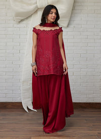 Farah Talib Aziz | Tara Luxe Eid 26 | Vrai by Farah Talib Aziz - Designer Dress  - Type : Ladies Clothes - Available at Libayah - 100% Original 