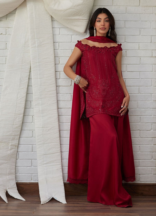 Farah Talib Aziz | Tara Luxe Eid 26 | Vrai by Farah Talib Aziz - Designer Dress  - Type : Ladies Clothes - Available at Libayah - 100% Original 