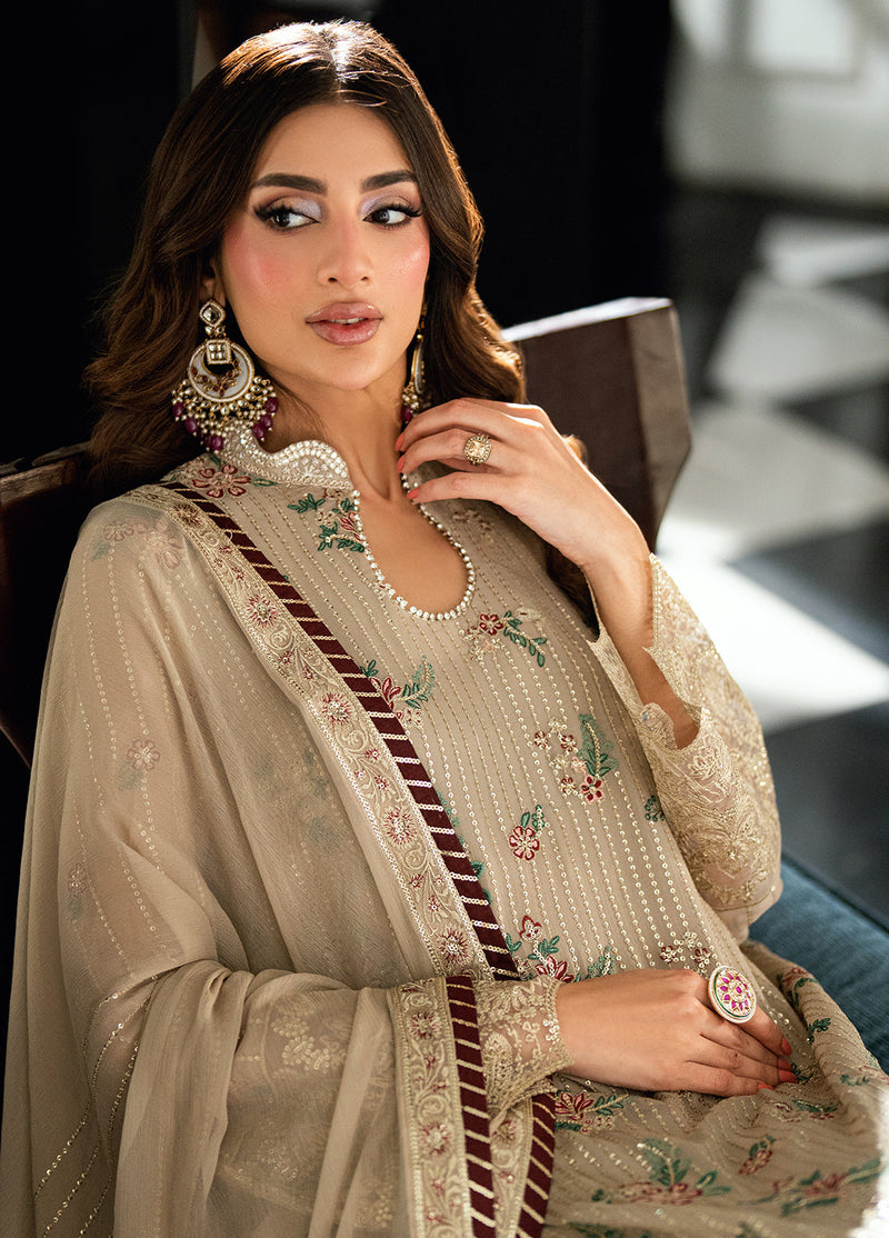 Sahane | Maison D'or Collection | CT 27005 Champagne - Designer Dress - Type : Ladies Clothes - Available at Libayah - 100% Original