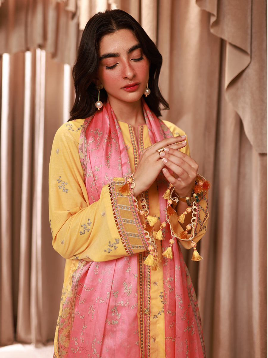 Salitex | Varya Luxury Lawn | D01 by Salitex - Designer Dress - Type: Luxury - Available at Libayah - 100% Original