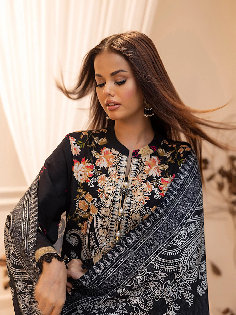 Salitex | Khaddar 24 |  K-01 by Salitex - Designer Dress - Type: Ladies Clothes - Available at Libayah - 100% Original
