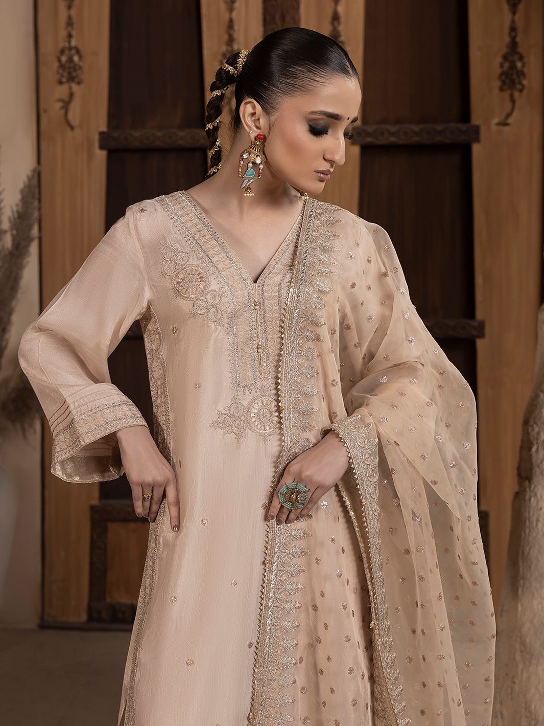 Hem Stitch | Raw Silk Edit 25 |Janan by Hemstitch - Designer Dress - Type: Ladies Clothes - Available at Libayah - 100% Original