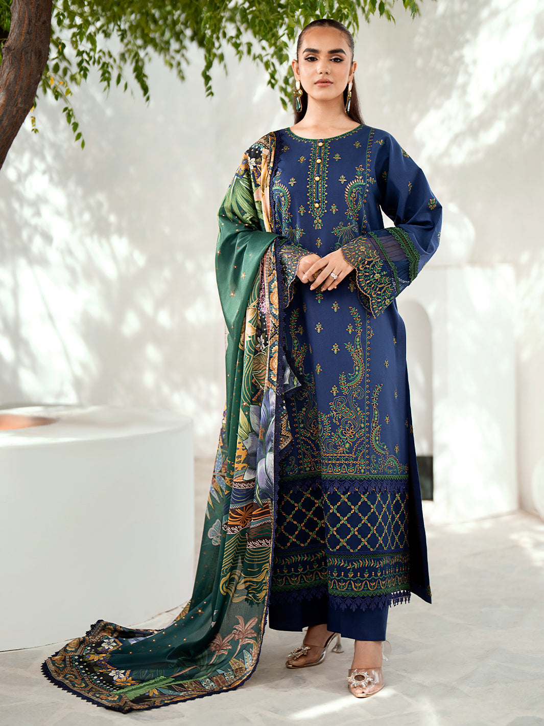 Bin Ilyas | Riwaayst Spring Summer 24 | 302-A by Bin Ilyas - Designer Dress - Type: Ladies Clothes - Available at Libayah - 100% Original