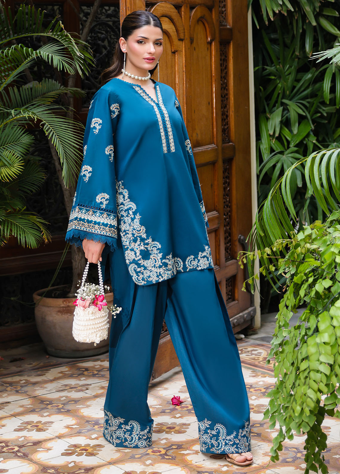 Sahane | Lovent Embroidered Pret 25 | ME23001 Euphoria by Sahane - Designer Dress - Type: Ladies Clothes - Available at Libayah - 100% Original