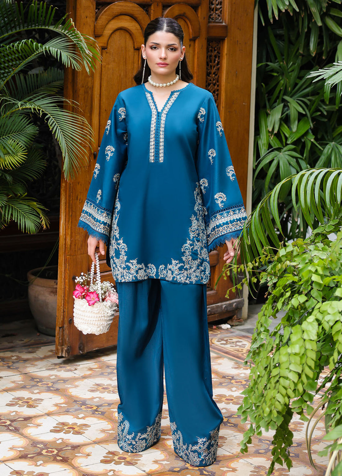 Sahane | Lovent Embroidered Pret 25 | ME23001 Euphoria by Sahane - Designer Dress - Type: Ladies Clothes - Available at Libayah - 100% Original