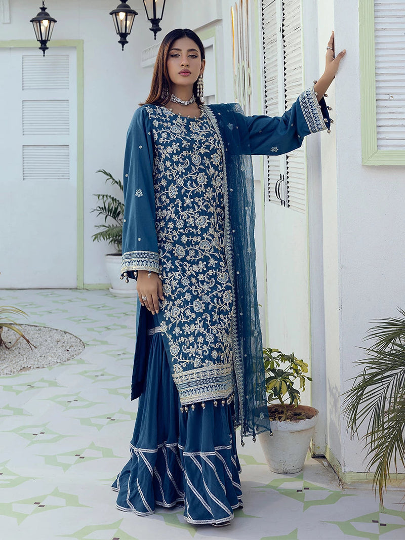 Salitex | Signature Festive Chiffon | SUNW6NO002UT by Salitex - Designer Dress - Type: Ladies Clothes - Available at Libayah - 100% Original