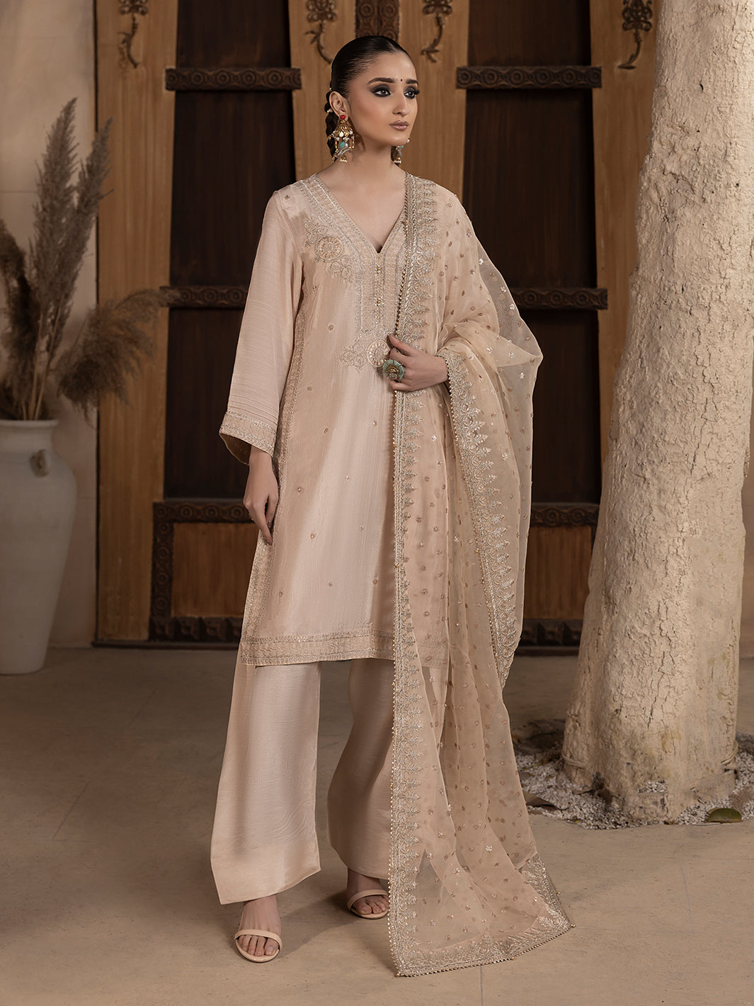 Hem Stitch | Raw Silk Edit 25 |Janan by Hemstitch - Designer Dress - Type: Ladies Clothes - Available at Libayah - 100% Original