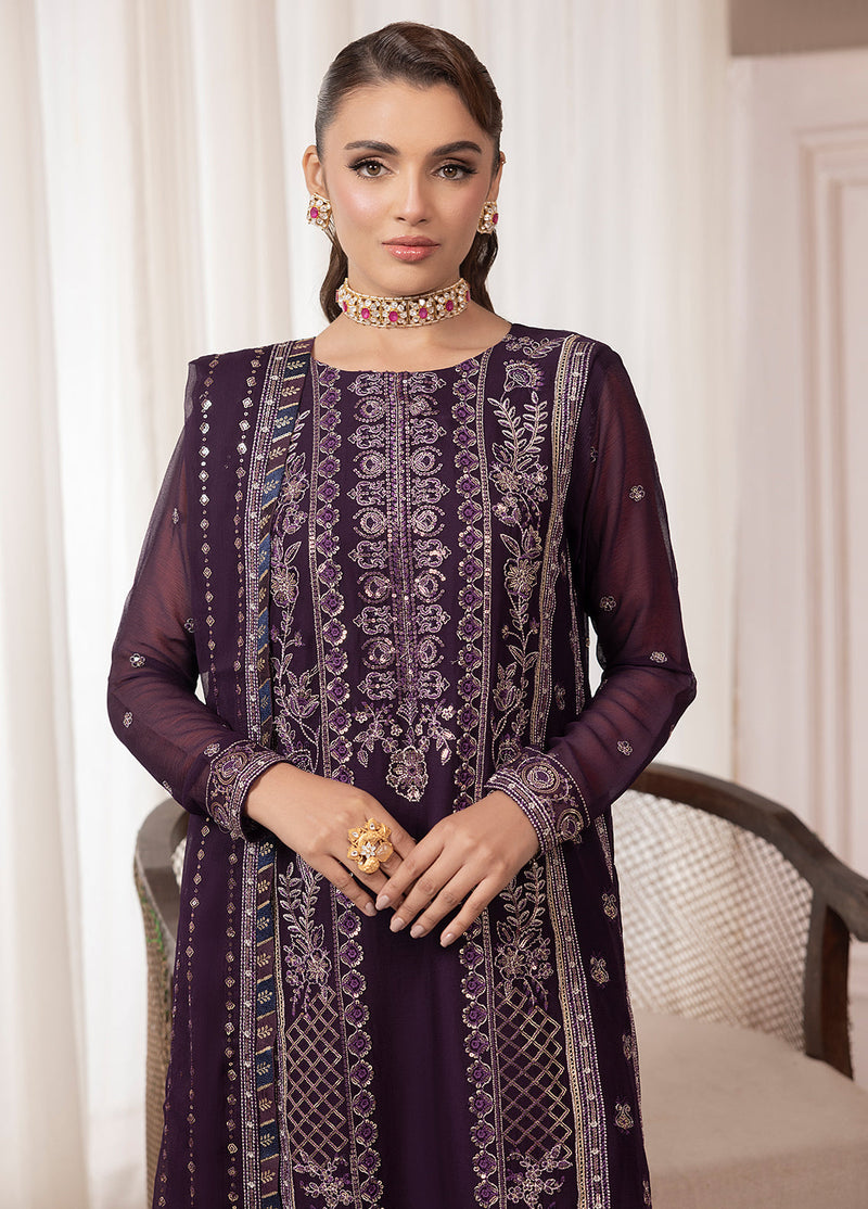 Sahane | Elyssa Festive Chiffon | CT-19006 Mure - ELYSSA by Sahane - Designer Dress - Type: Ladies Clothes - Available at Libayah - 100% Original