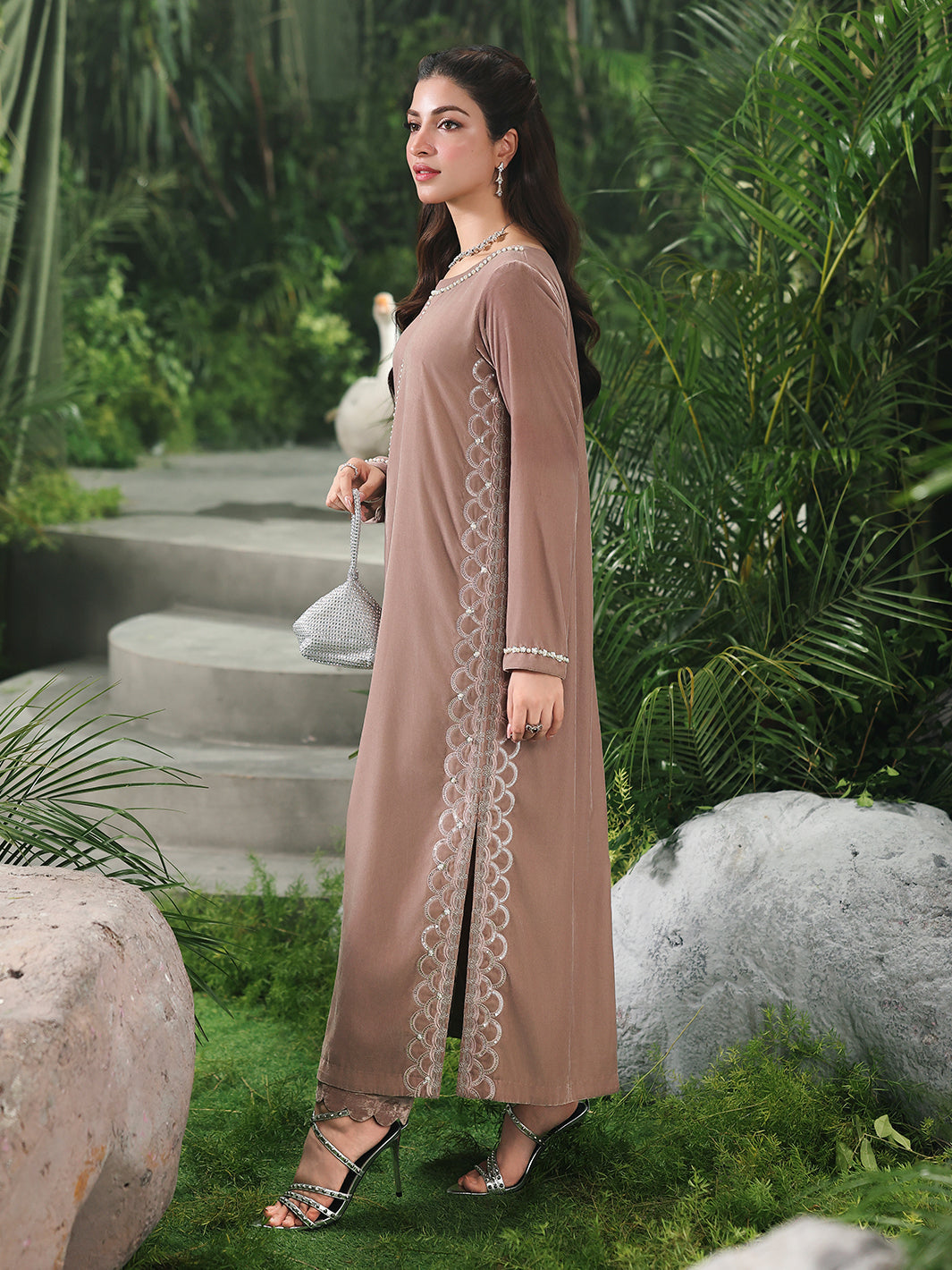 Ain | Twilight The Velvet Edit | AN-187 by Ain - Designer Dress  - Type : Ladies Clothes - Available at Libayah - 100% Original 