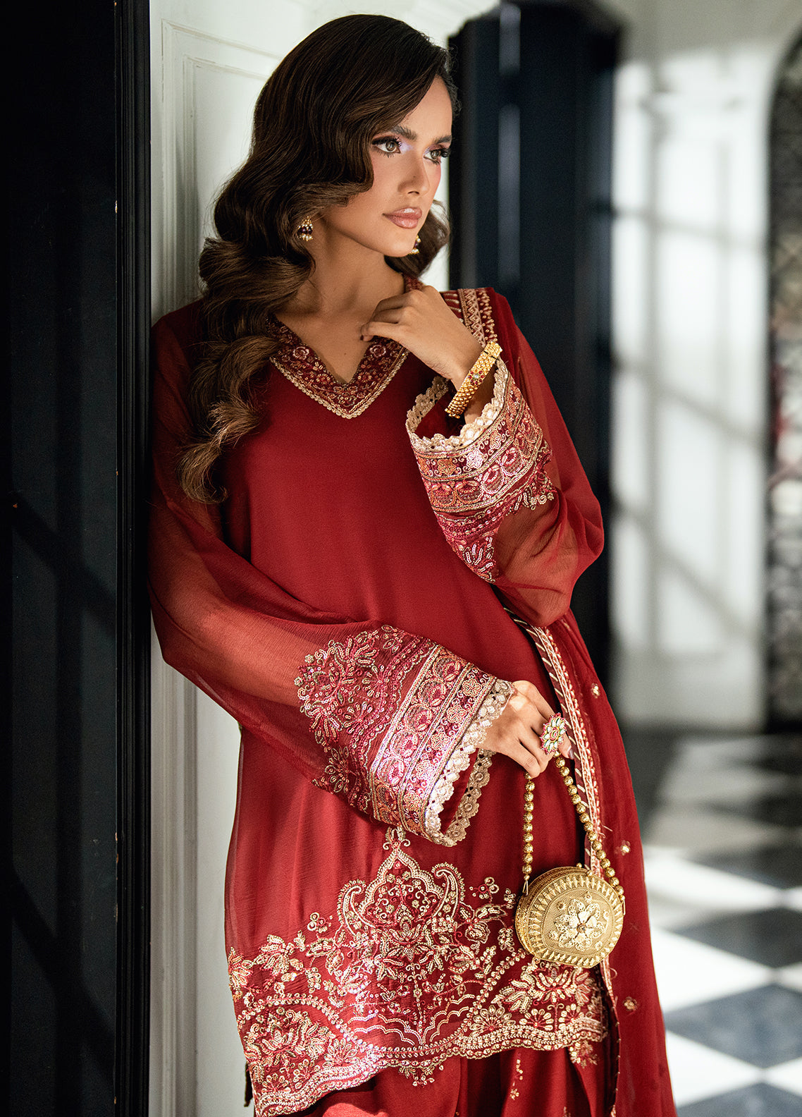 Sahane | Maison D'or Collection | CT 27009 Rue - Designer Dress - Type : Ladies Clothes - Available at Libayah - 100% Original