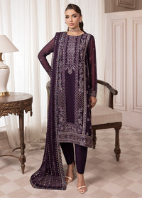 Sahane | Elyssa Festive Chiffon | CT-19006 Mure - ELYSSA by Sahane - Designer Dress - Type: Ladies Clothes - Available at Libayah - 100% Original
