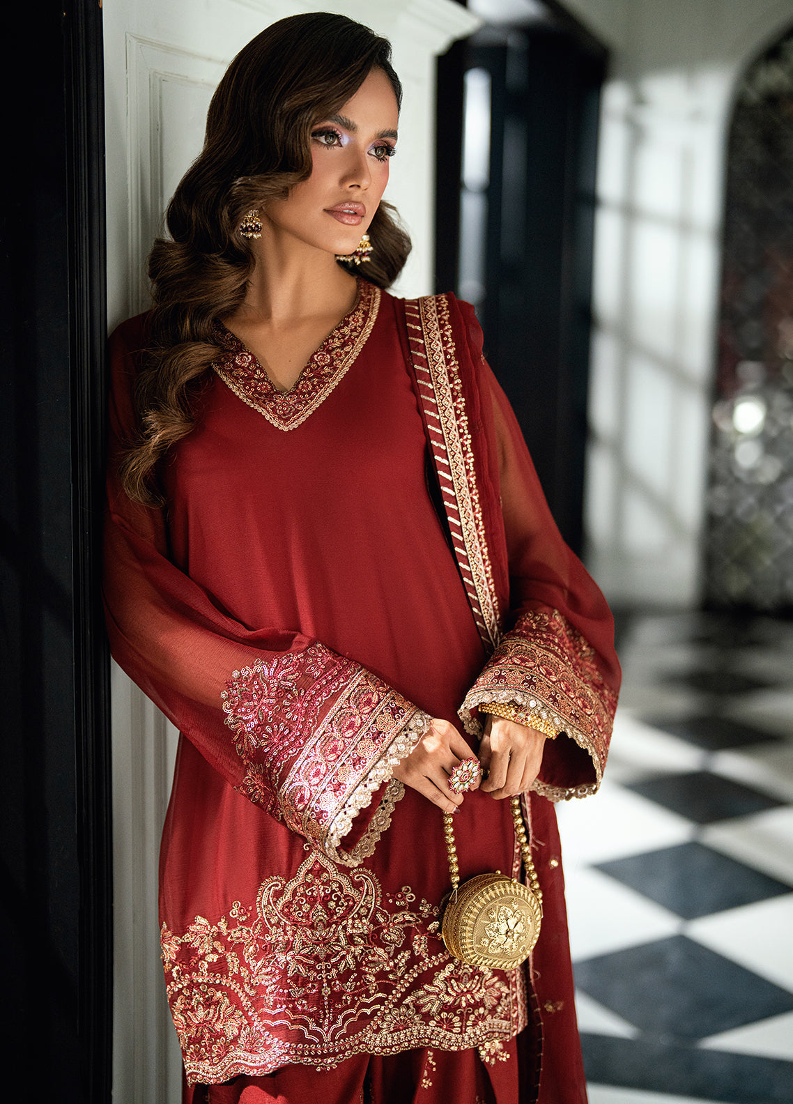 Sahane | Maison D'or Collection | CT 27009 Rue - Designer Dress - Type : Ladies Clothes - Available at Libayah - 100% Original