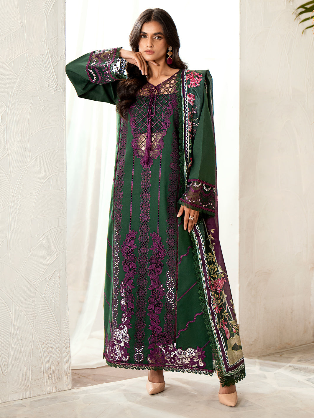 Bin Ilyas | Riwaayst Spring Summer 24 | 308-B by Bin Ilyas - Designer Dress - Type: Ladies Clothes - Available at Libayah - 100% Original