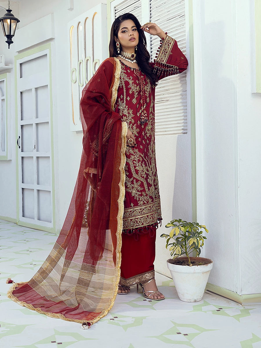 Salitex | Signature Festive Chiffon | SUNW6NO008UT by Salitex - Designer Dress - Type: Ladies Clothes - Available at Libayah - 100% Original