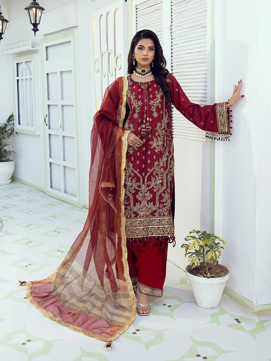 Salitex | Signature Festive Chiffon | SUNW6NO008UT by Salitex - Designer Dress - Type: Ladies Clothes - Available at Libayah - 100% Original