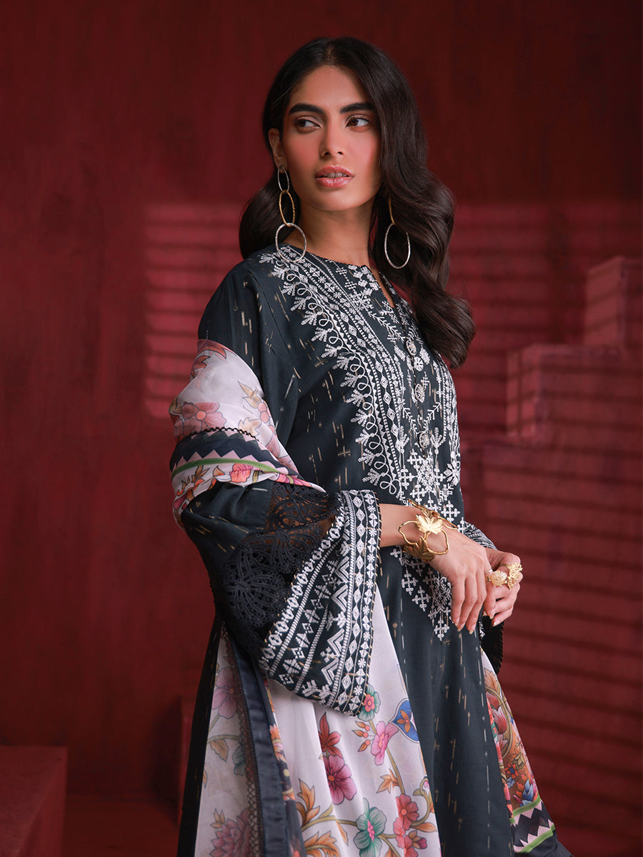 Salitex | Zaria Luxury Lawn | A06 by Salitex - Designer Dress - Type: Luxury - Available at Libayah - 100% Original