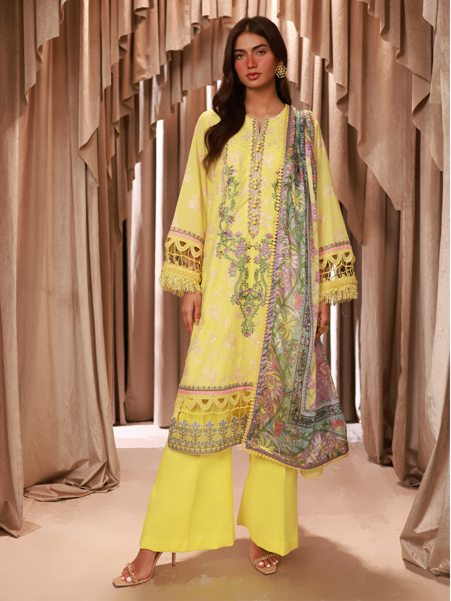 Salitex | Varya Luxury Lawn | D12 by Salitex - Designer Dress - Type: Luxury - Available at Libayah - 100% Original