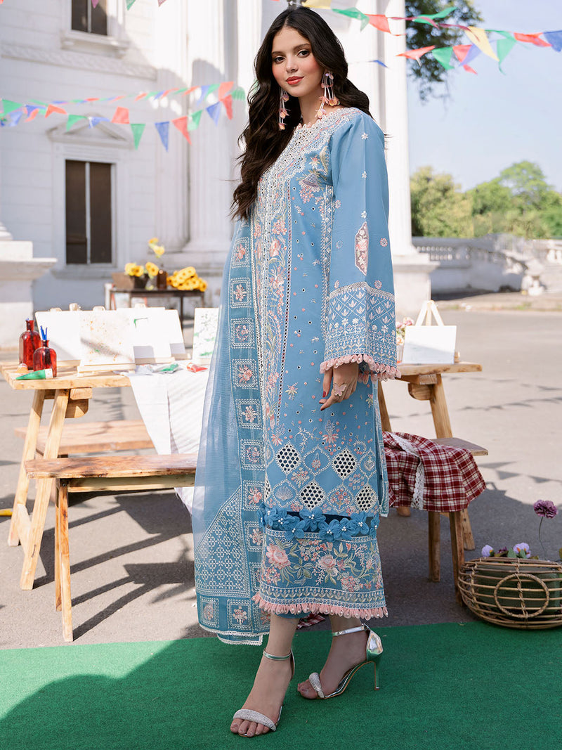 Bin Ilyas | Clara Embroidered Lawn 24 | 212 - A by Bin Ilyas - Designer Dress - Type: Ladies Clothes - Available at Libayah - 100% Original