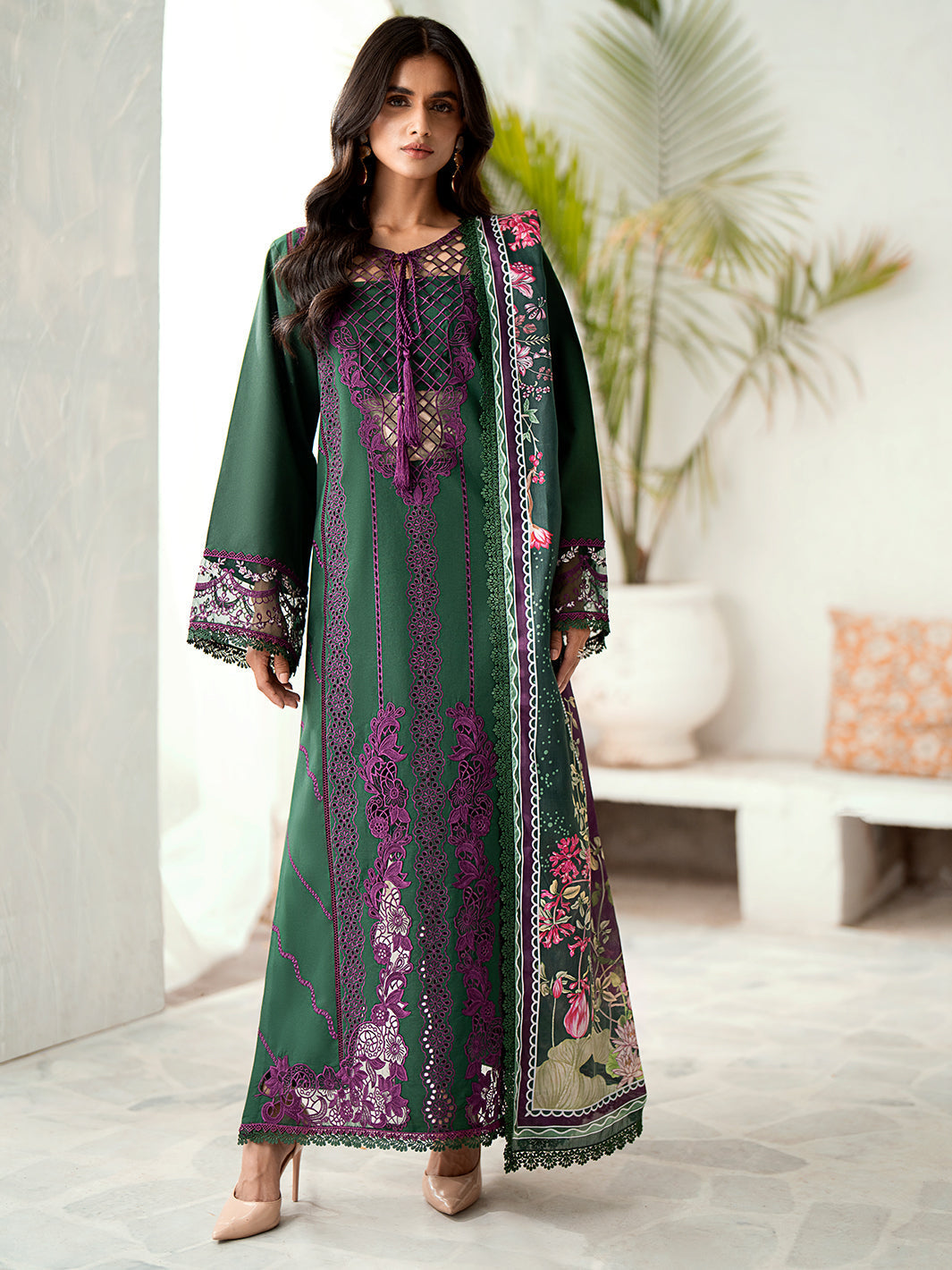Bin Ilyas | Riwaayst Spring Summer 24 | 308-B by Bin Ilyas - Designer Dress - Type: Ladies Clothes - Available at Libayah - 100% Original