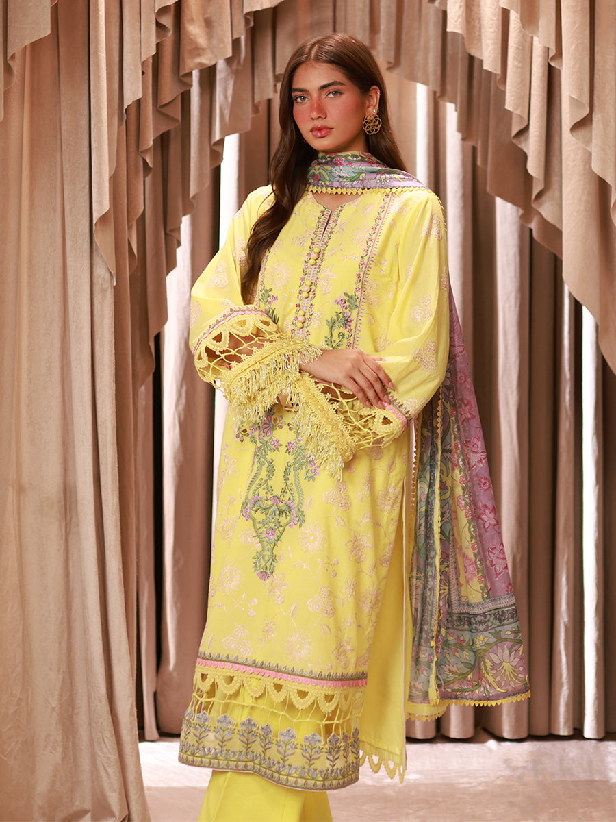 Salitex | Varya Luxury Lawn | D12 by Salitex - Designer Dress - Type: Luxury - Available at Libayah - 100% Original