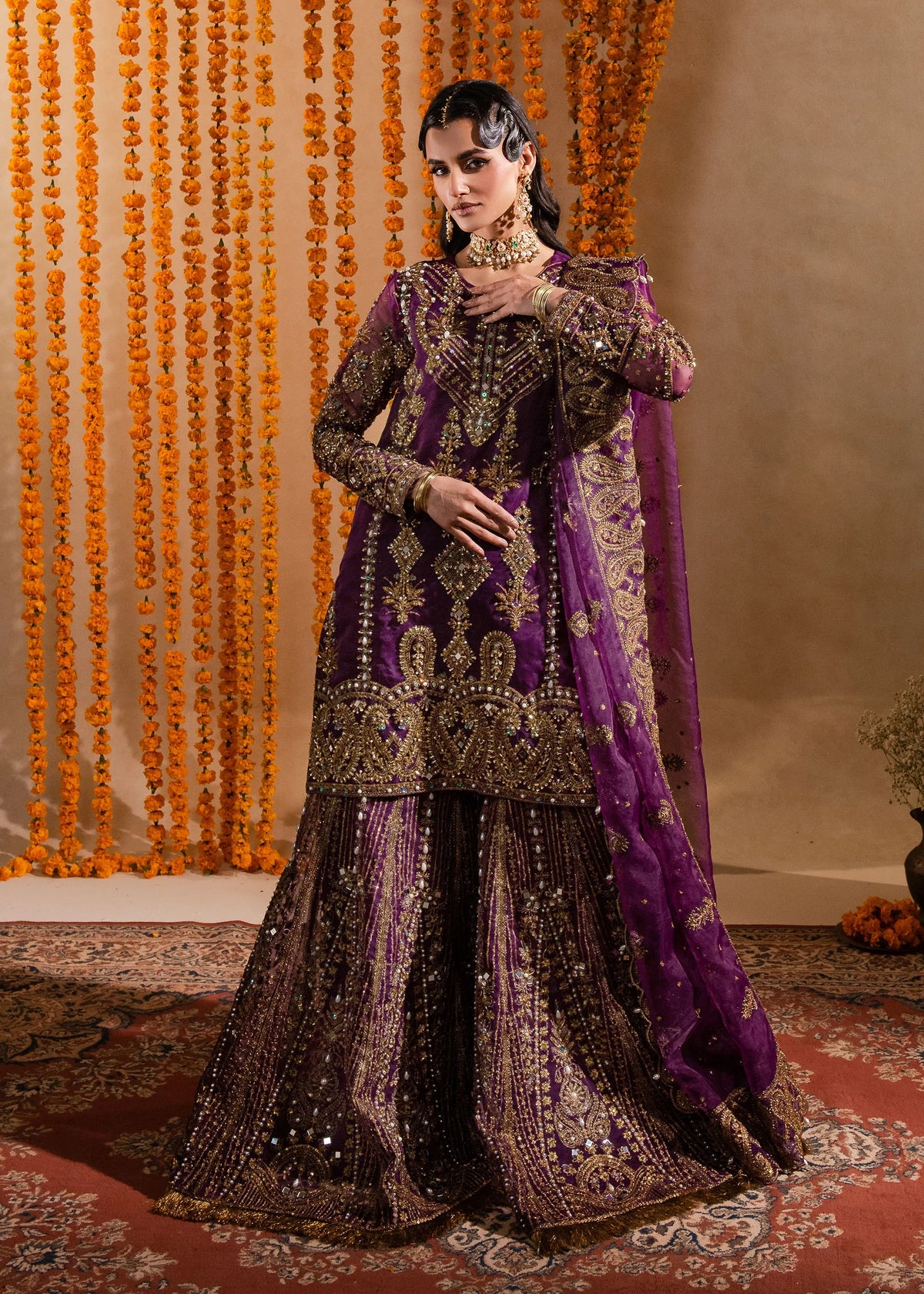 Maria Osama Khan | Sajni Wedding Festive | Yashfa by Maria Osama Khan - Designer Dress - Type: Ladies Clothes - Available at Libayah - 100% Original