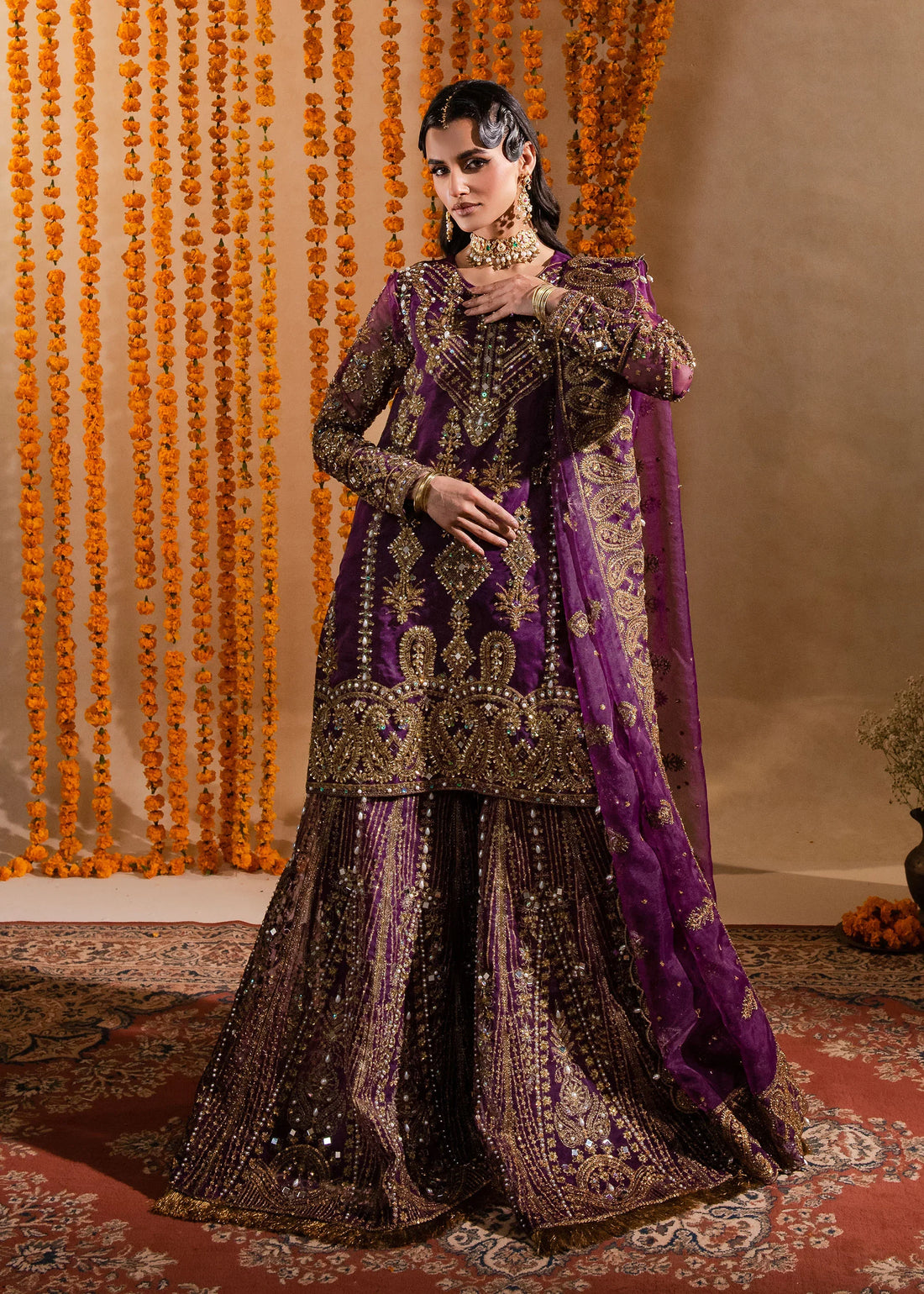 Maria Osama Khan | Sajni Wedding Festive | Yashfa by Maria Osama Khan - Designer Dress - Type: Ladies Clothes - Available at Libayah - 100% Original
